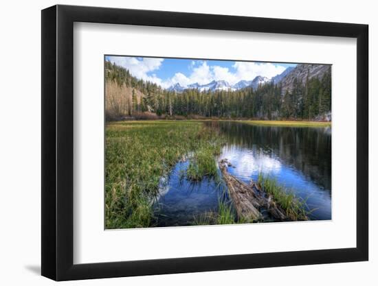 USA, California, Sierra Nevada Range. Landscape with Weir Pond-Dennis Flaherty-Framed Photographic Print