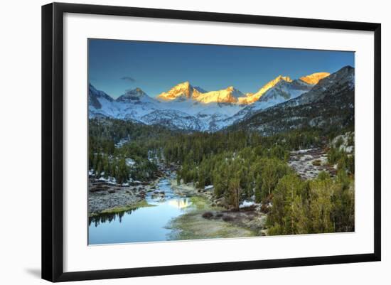 USA, California, Sierra Nevada Range. Mack Lake at Sunrise-Dennis Flaherty-Framed Photographic Print