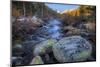 USA, California, Sierra Nevada Range. Rock Creek cascades.-Jaynes Gallery-Mounted Photographic Print