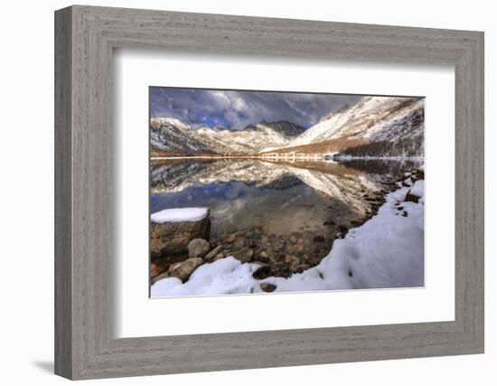 USA, California, Sierra Nevada Range. Spring Snow at North Lake-Dennis Flaherty-Framed Photographic Print