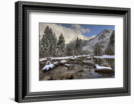 USA, California, Sierra Nevada Range. Spring Snow at North Lake-Dennis Flaherty-Framed Photographic Print