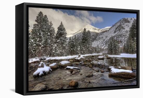 USA, California, Sierra Nevada Range. Spring Snow at North Lake-Dennis Flaherty-Framed Premier Image Canvas