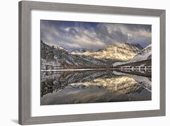 USA, California, Sierra Nevada Range. Spring Snow at North Lake-Dennis Flaherty-Framed Photographic Print