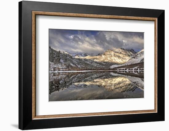 USA, California, Sierra Nevada Range. Spring Snow at North Lake-Dennis Flaherty-Framed Photographic Print