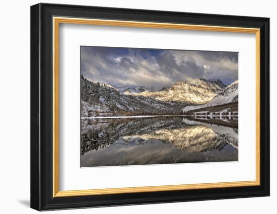 USA, California, Sierra Nevada Range. Spring Snow at North Lake-Dennis Flaherty-Framed Photographic Print