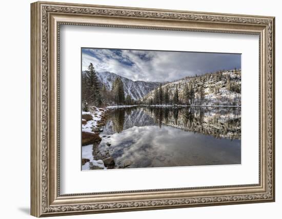 USA, California, Sierra Nevada Range. Spring Snow at North Lake-Dennis Flaherty-Framed Photographic Print