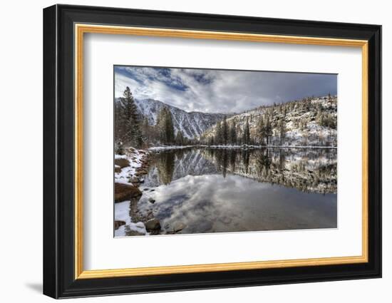 USA, California, Sierra Nevada Range. Spring Snow at North Lake-Dennis Flaherty-Framed Photographic Print