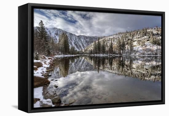 USA, California, Sierra Nevada Range. Spring Snow at North Lake-Dennis Flaherty-Framed Premier Image Canvas