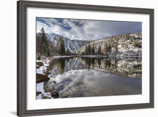 USA, California, Sierra Nevada Range. Spring Snow at North Lake-Dennis Flaherty-Framed Photographic Print