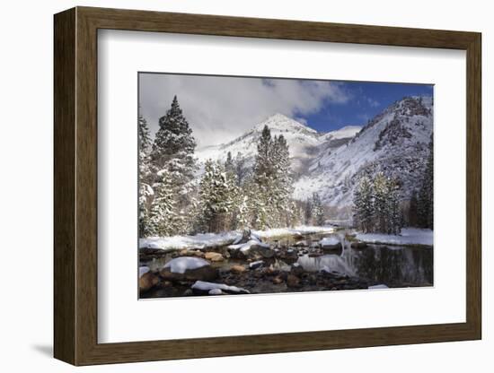 USA, California, Sierra Nevada Range. Spring Snow at North Lake-Dennis Flaherty-Framed Photographic Print