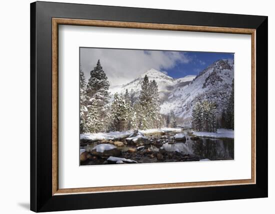 USA, California, Sierra Nevada Range. Spring Snow at North Lake-Dennis Flaherty-Framed Photographic Print