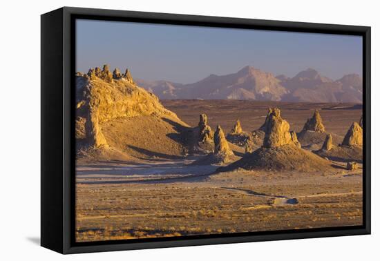 USA, California. Sunset on Trona Pinnacles-Don Paulson-Framed Premier Image Canvas