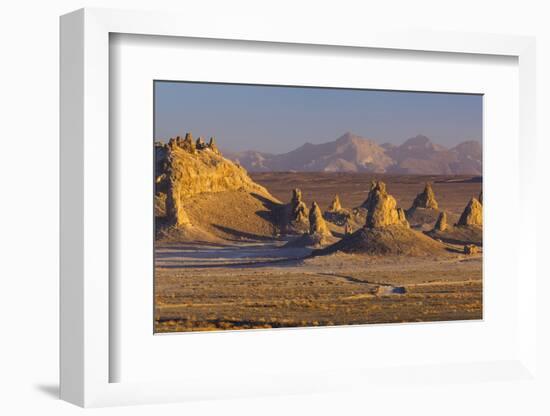 USA, California. Sunset on Trona Pinnacles-Don Paulson-Framed Photographic Print
