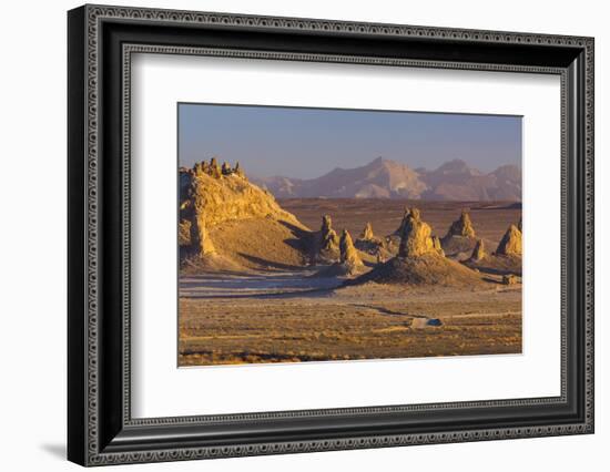 USA, California. Sunset on Trona Pinnacles-Don Paulson-Framed Photographic Print