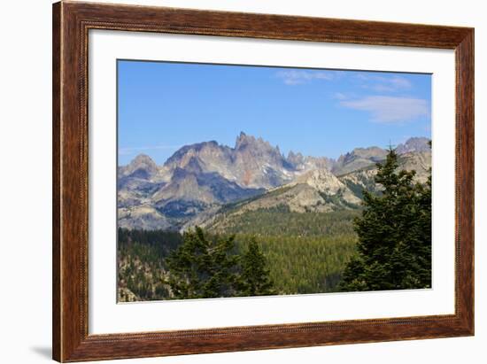 USA, California, the San Joaquin Ridge Minarets from Minaret Vista-Bernard Friel-Framed Photographic Print