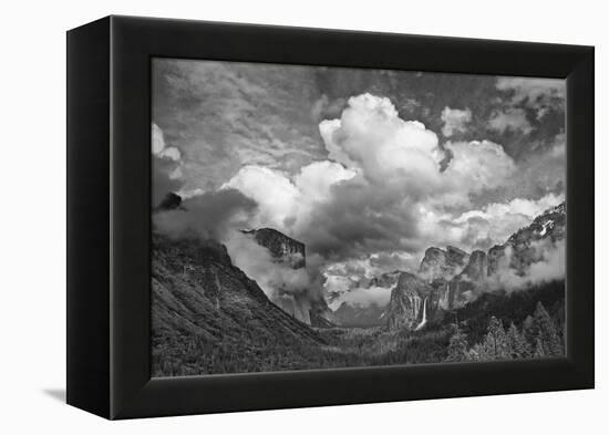 USA, California, Yosemite, Bridalveil Falls-John Ford-Framed Premier Image Canvas