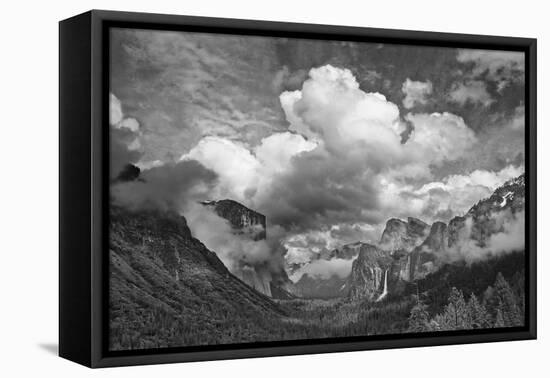 USA, California, Yosemite, Bridalveil Falls-John Ford-Framed Premier Image Canvas
