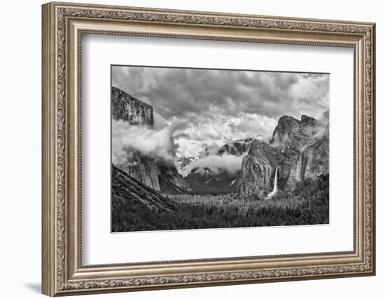 USA, California, Yosemite, Bridalveil Falls-John Ford-Framed Photographic Print