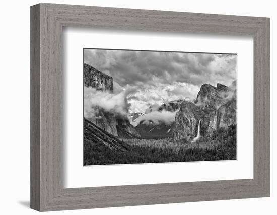 USA, California, Yosemite, Bridalveil Falls-John Ford-Framed Photographic Print