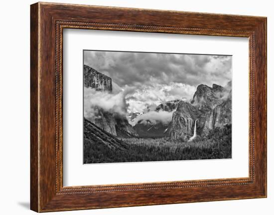 USA, California, Yosemite, Bridalveil Falls-John Ford-Framed Photographic Print