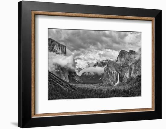 USA, California, Yosemite, Bridalveil Falls-John Ford-Framed Photographic Print