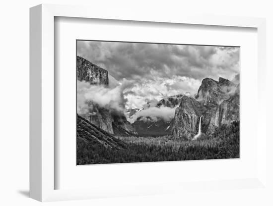 USA, California, Yosemite, Bridalveil Falls-John Ford-Framed Photographic Print