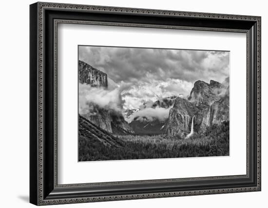 USA, California, Yosemite, Bridalveil Falls-John Ford-Framed Photographic Print