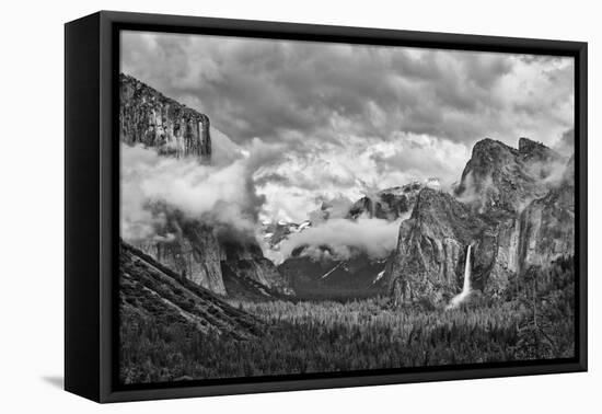 USA, California, Yosemite, Bridalveil Falls-John Ford-Framed Premier Image Canvas