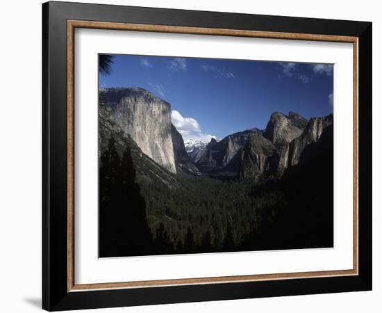 USA, California, Yosemite National Park, El Capitan Mountain and Yosemite Valley-null-Framed Giclee Print