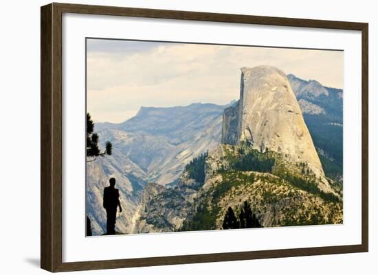 USA, California, Yosemite National Park, Half Dome, from Washburn Point-Bernard Friel-Framed Photographic Print