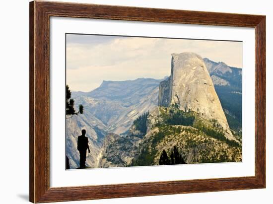 USA, California, Yosemite National Park, Half Dome, from Washburn Point-Bernard Friel-Framed Photographic Print