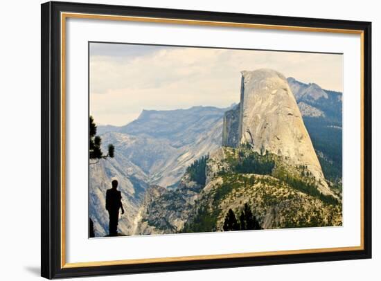 USA, California, Yosemite National Park, Half Dome, from Washburn Point-Bernard Friel-Framed Photographic Print