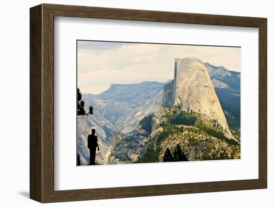 USA, California, Yosemite National Park, Half Dome, from Washburn Point-Bernard Friel-Framed Photographic Print