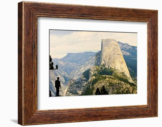 USA, California, Yosemite National Park, Half Dome, from Washburn Point-Bernard Friel-Framed Photographic Print