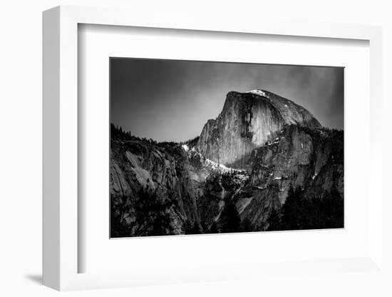 USA, California, Yosemite National Park. Sunset light hits Half Dome in winter-Ann Collins-Framed Photographic Print