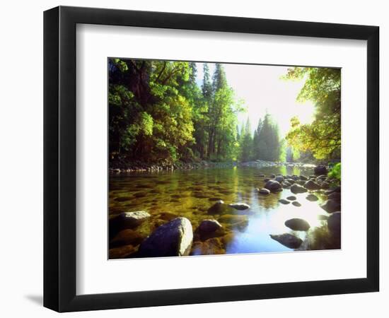 USA, California, Yosemite National Park. the Merced River-Jaynes Gallery-Framed Photographic Print