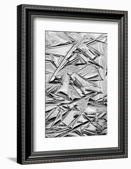 USA, California, Yosemite National Park. Winter ice patterns on the Merced River-Ann Collins-Framed Photographic Print