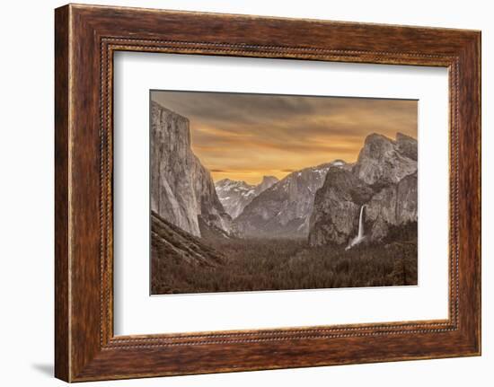 USA, California, Yosemite, Tunnel View-John Ford-Framed Photographic Print