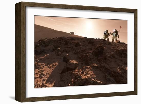 USA-China Exploration of Mars, Artwork-Detlev Van Ravenswaay-Framed Photographic Print