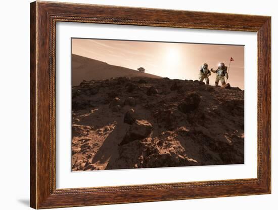 USA-China Exploration of Mars, Artwork-Detlev Van Ravenswaay-Framed Photographic Print