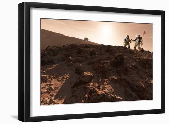 USA-China Exploration of Mars, Artwork-Detlev Van Ravenswaay-Framed Photographic Print