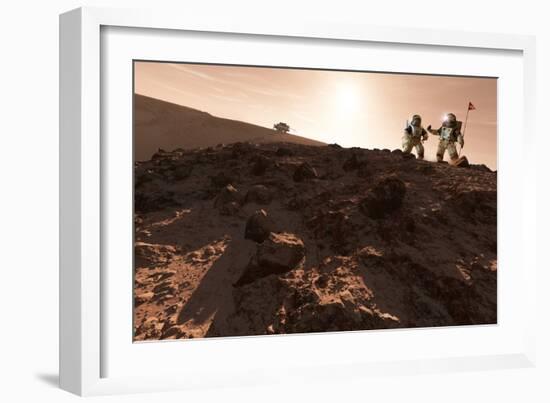 USA-China Exploration of Mars, Artwork-Detlev Van Ravenswaay-Framed Photographic Print