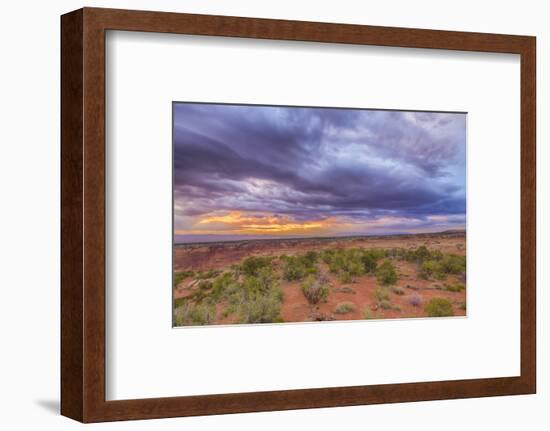 USA, Colorado, Fruita. Sunrise over Colorado National Monument.-Fred Lord-Framed Photographic Print
