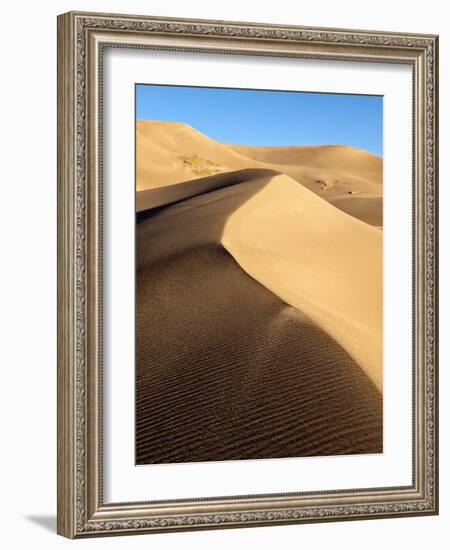 USA, Colorado, Great Sand Dunes National Park and Preserve. Dunes in Morning Light-Ann Collins-Framed Photographic Print