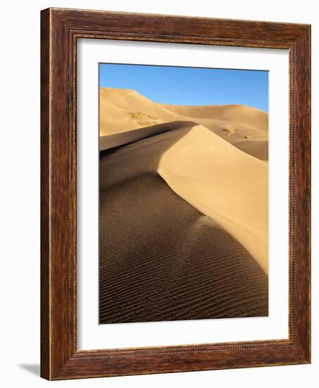 USA, Colorado, Great Sand Dunes National Park and Preserve. Dunes in Morning Light-Ann Collins-Framed Photographic Print