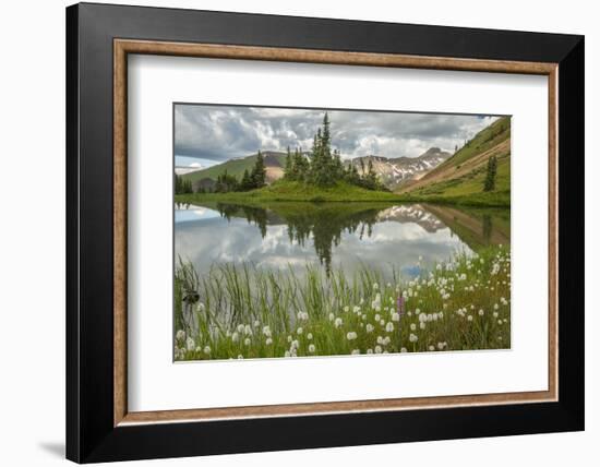 USA, Colorado, Gunnison National Forest. Paradise Divide and Pond Reflection-Jaynes Gallery-Framed Photographic Print