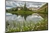 USA, Colorado, Gunnison National Forest. Paradise Divide and Pond Reflection-Jaynes Gallery-Mounted Photographic Print