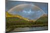 USA, Colorado, Gunnison National Forest. Rainbow over Slate River Valley-Jaynes Gallery-Mounted Photographic Print