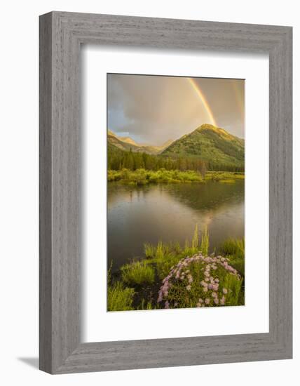 USA, Colorado, Gunnison National Forest. Rainbows over Slate River Valley-Jaynes Gallery-Framed Photographic Print