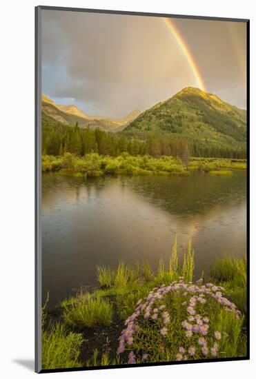USA, Colorado, Gunnison National Forest. Rainbows over Slate River Valley-Jaynes Gallery-Mounted Photographic Print